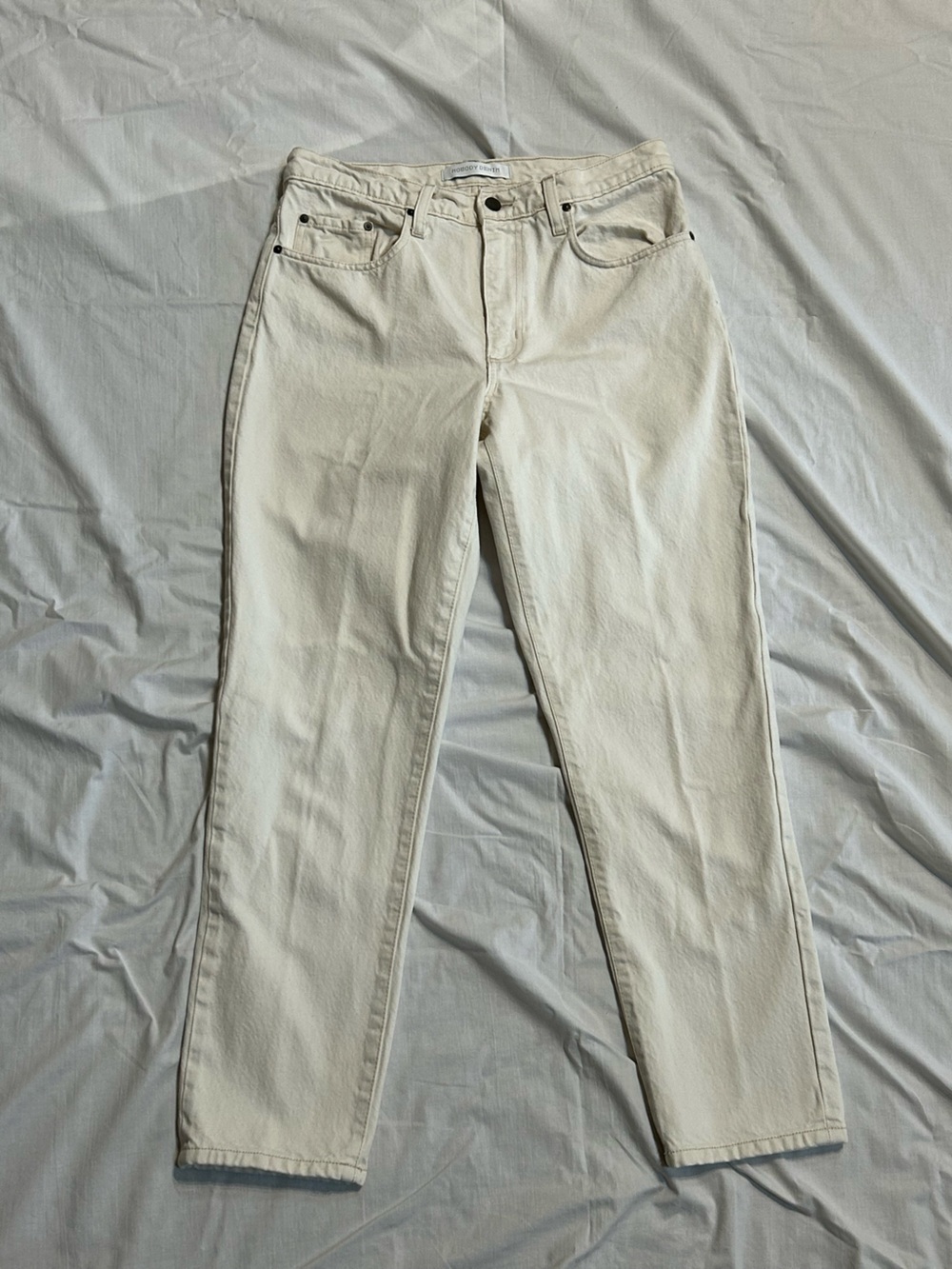 Nobody Denim Women’s Bessette Slim Fit Ankle Length Straight-Leg Jeans Size 30